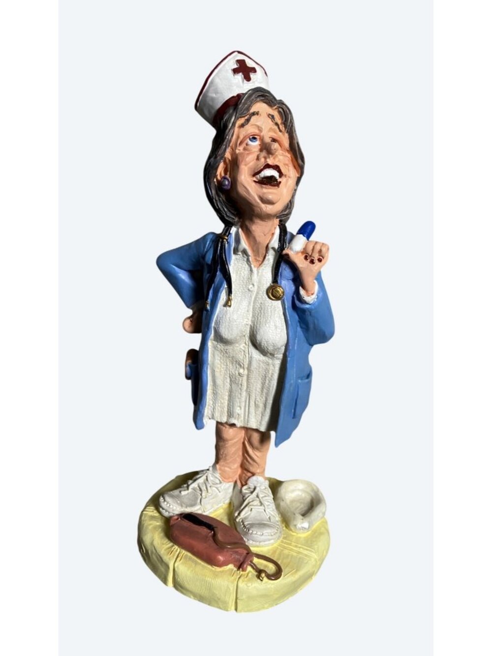 Doug Harris Feeling No Pain Nurse Figurine By Russ Berrie & Co. Collectible